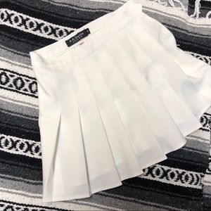 White Schoolgirl Skirt